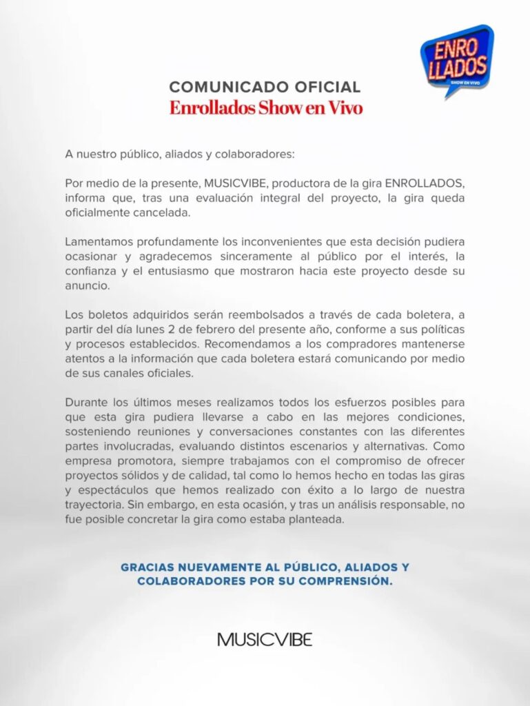 CANCELACION ENROLLADOS MONTERREY