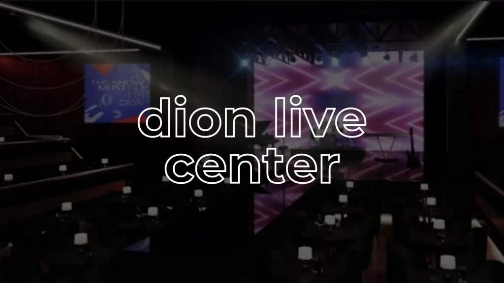 BANNER DION LIVE CENTER