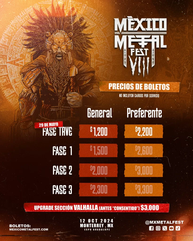 MÉXICO METAL FEST EN FERIA GUADALUPE 2024