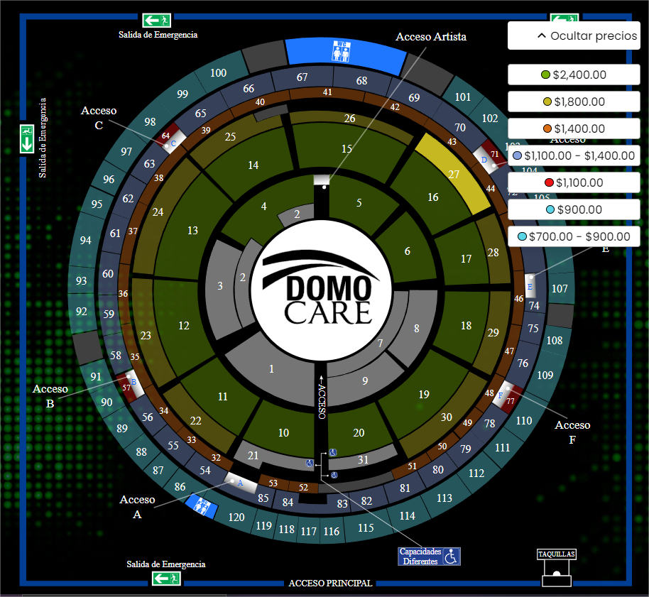LA ADICTIVA EN DOMO CARE 2024 VENUE