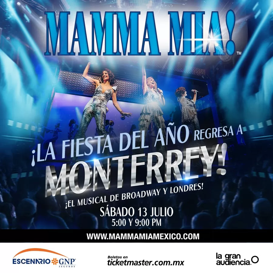 MAMMA MIA EN ESCENARIO GNP SEGUROS 2024