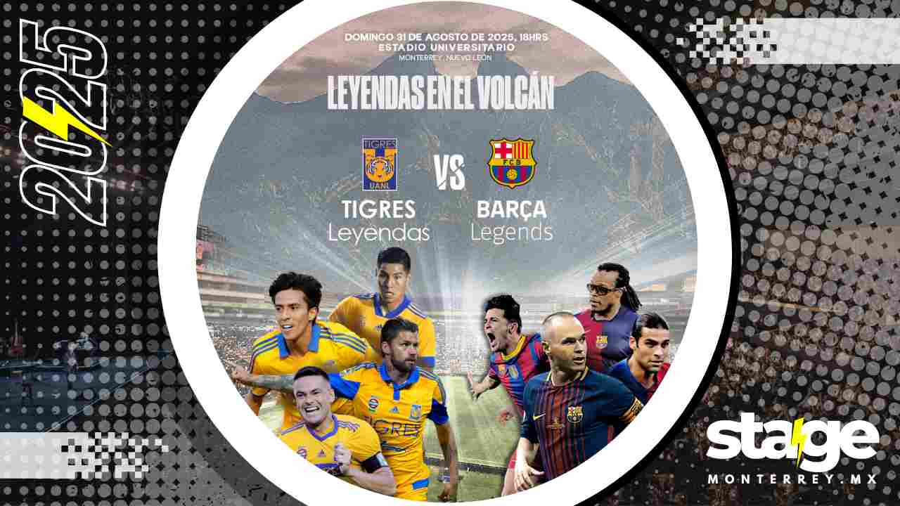 LEYENDAS EN EL VOLCÁN MONTERREY 2025 ESTADIO UNIVERSITARIO