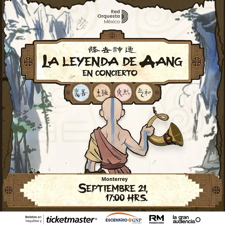 AVATAR LA LEYENDA DE AANG EN ESCENARIO GNP SEGUROS 2024