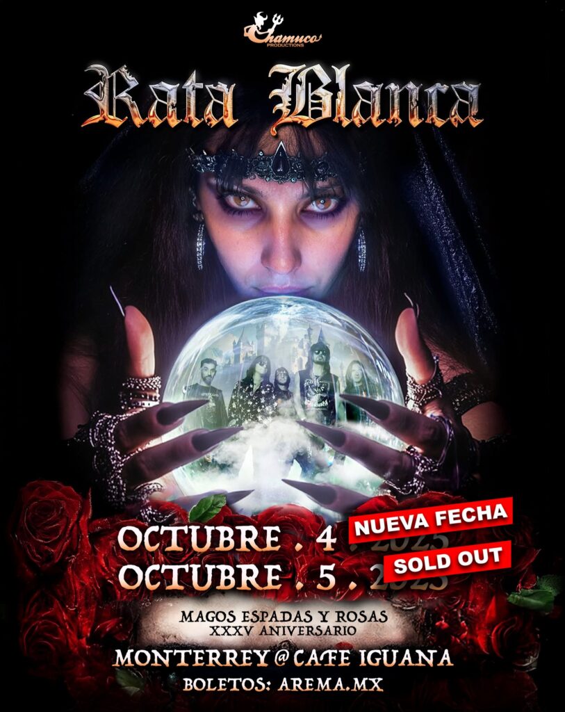 RATA BLANCA MONTERREY 2025 CAFÉ IGUANA