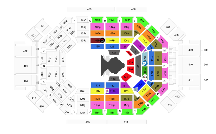 MAPA ARENA MONTERREY
