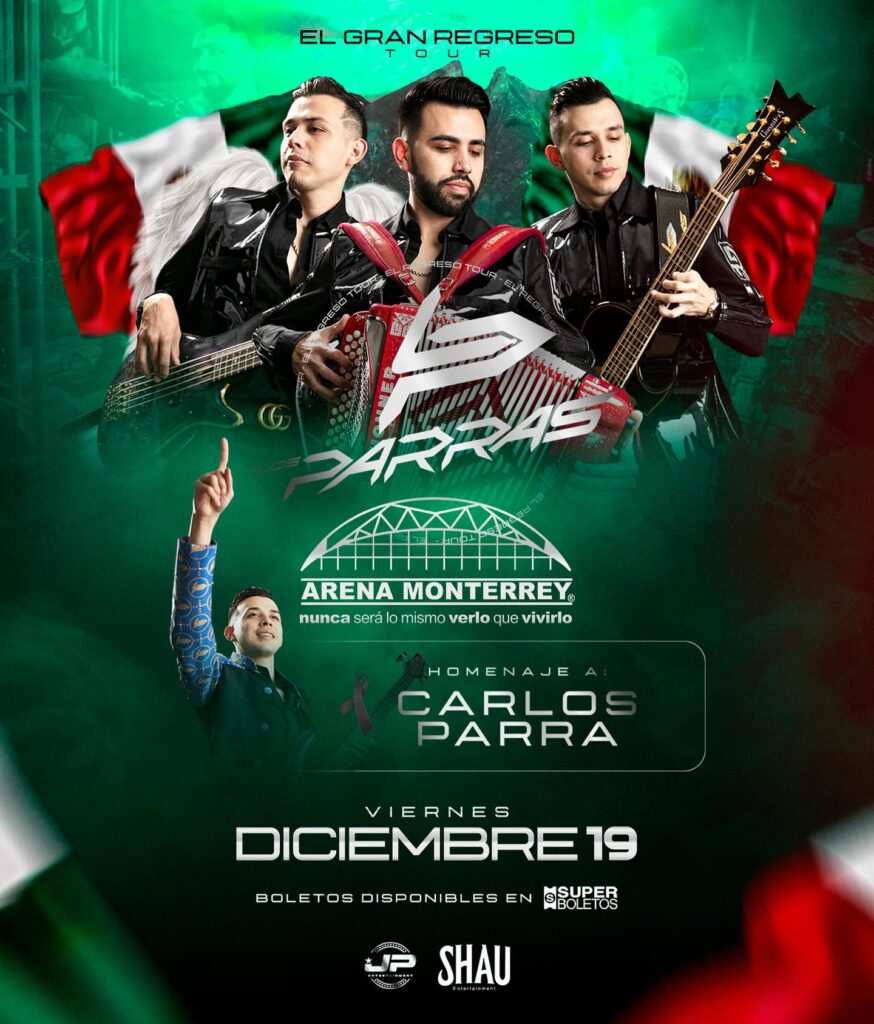 LOS PARRAS MONTERREY 2025 ARENA MONTERREY