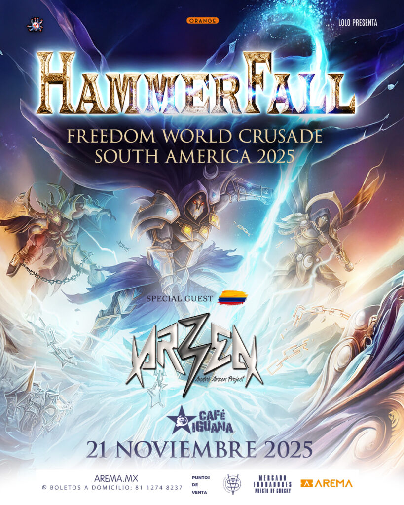 HAMMERFALL MONTERREY 2025 CAFÉ IGUANA