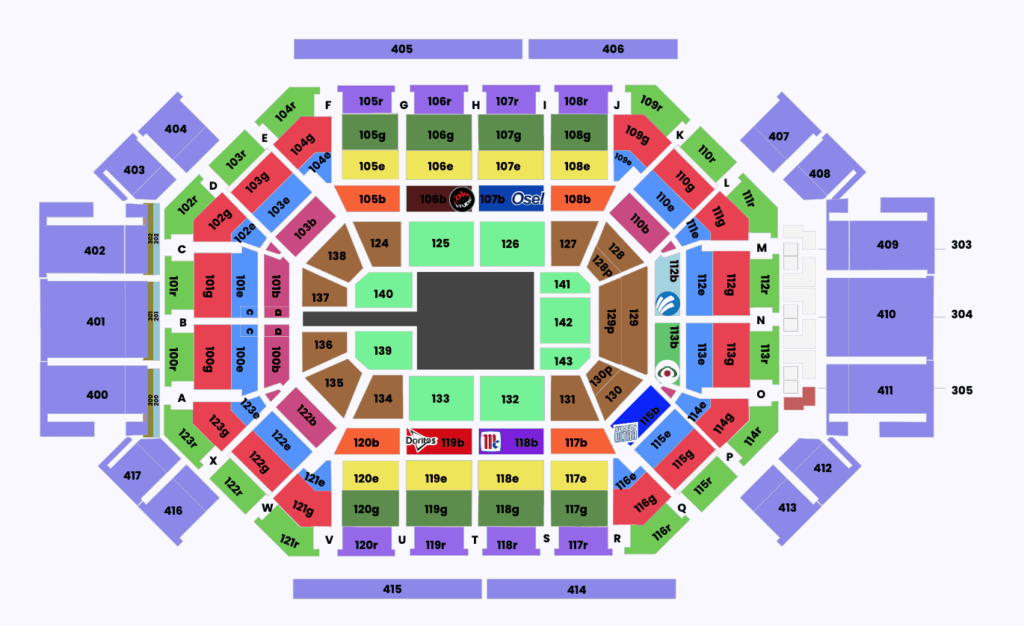 MAPA ARENA MONTERREY