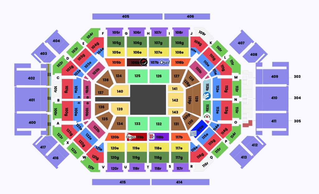 MAPA ARENA MONTERREY