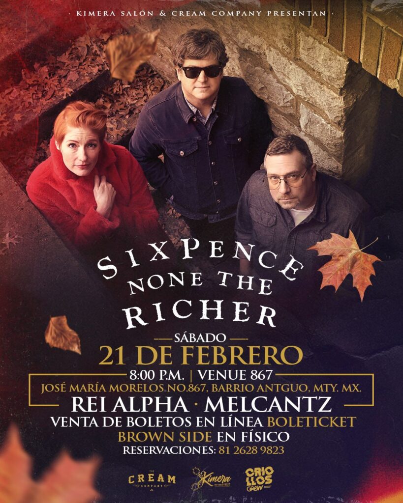 SIXPENCE NONE THE RICHER MONTERREY 2026 VENUE 867