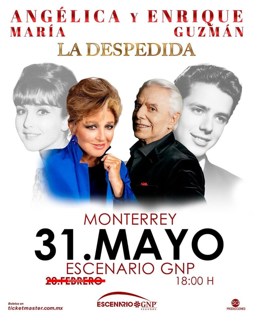 ANGÉLICA MARÍA Y ENRIQUE GUZMÁN MONTERREY 2026 ESCENARIO GNP SEGUROS