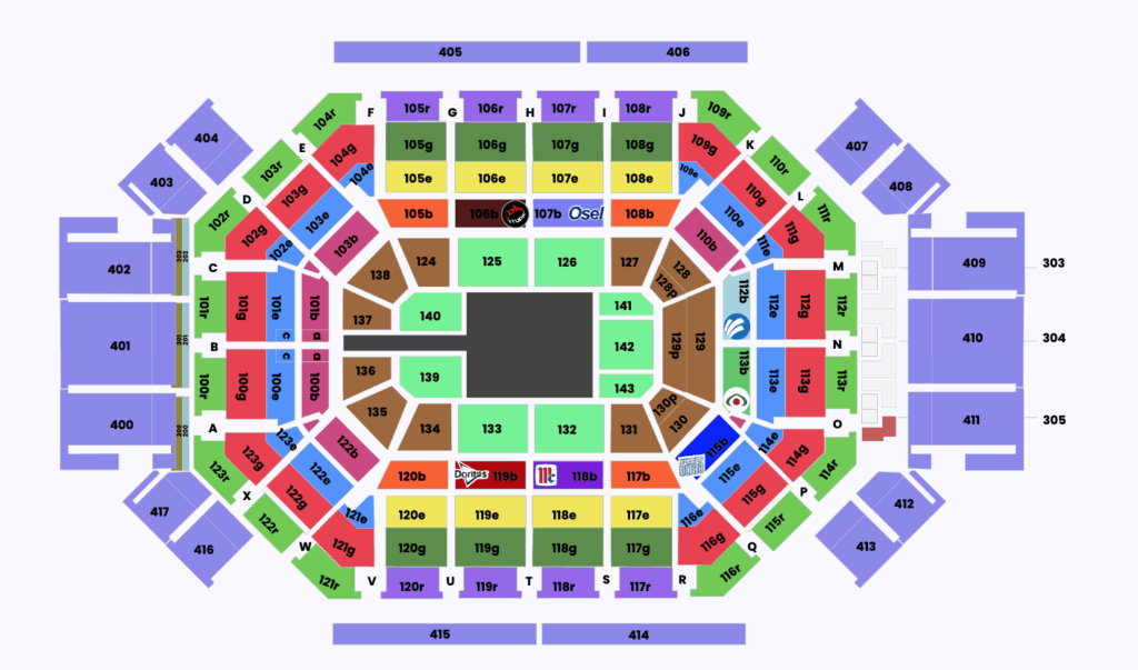 MAPA ARENA MONTERREY