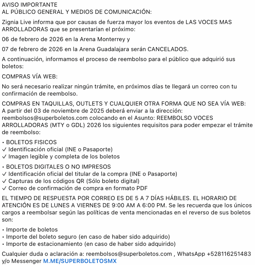 LAS VOCES MÁS ARROLLADORAS EN MONTERREY 2026