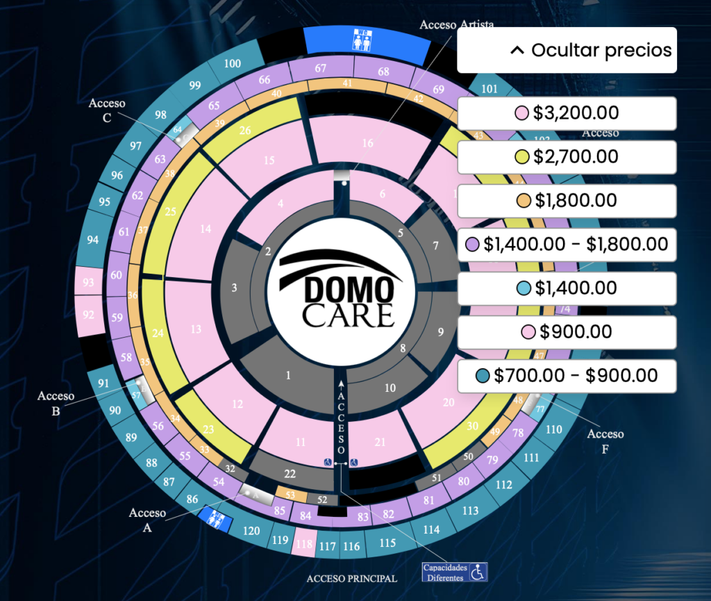 MAPA DE PRECIOS HA ASH MONTERREY 2026 DOMO CARE