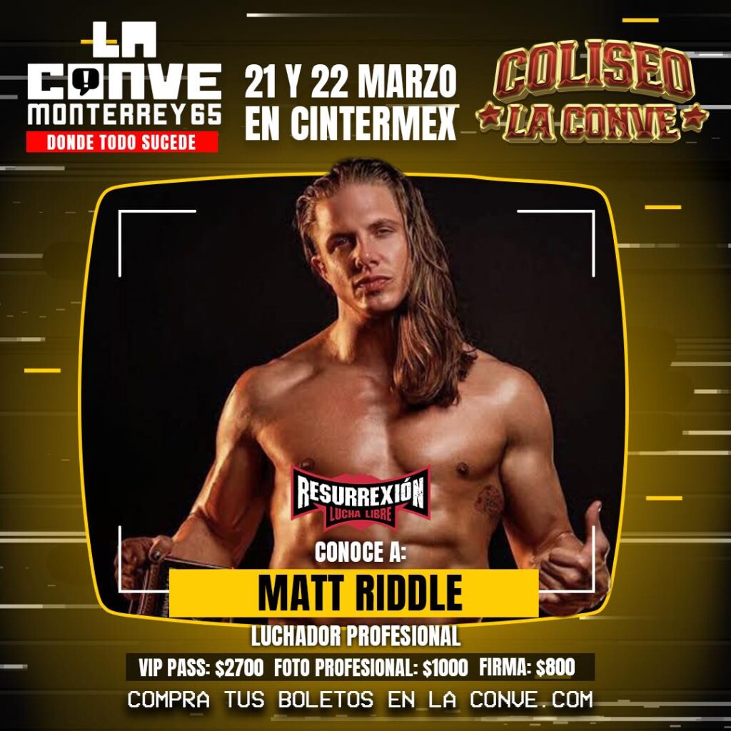 MATT RIDDLE EN LA CONVE 65