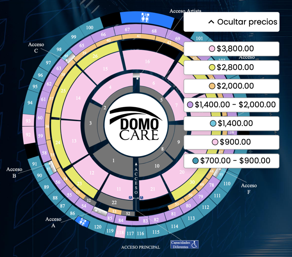 MAPA DE PRECIOS EDEN MUÑOZ MONTERREY 2026 DOMO CARE