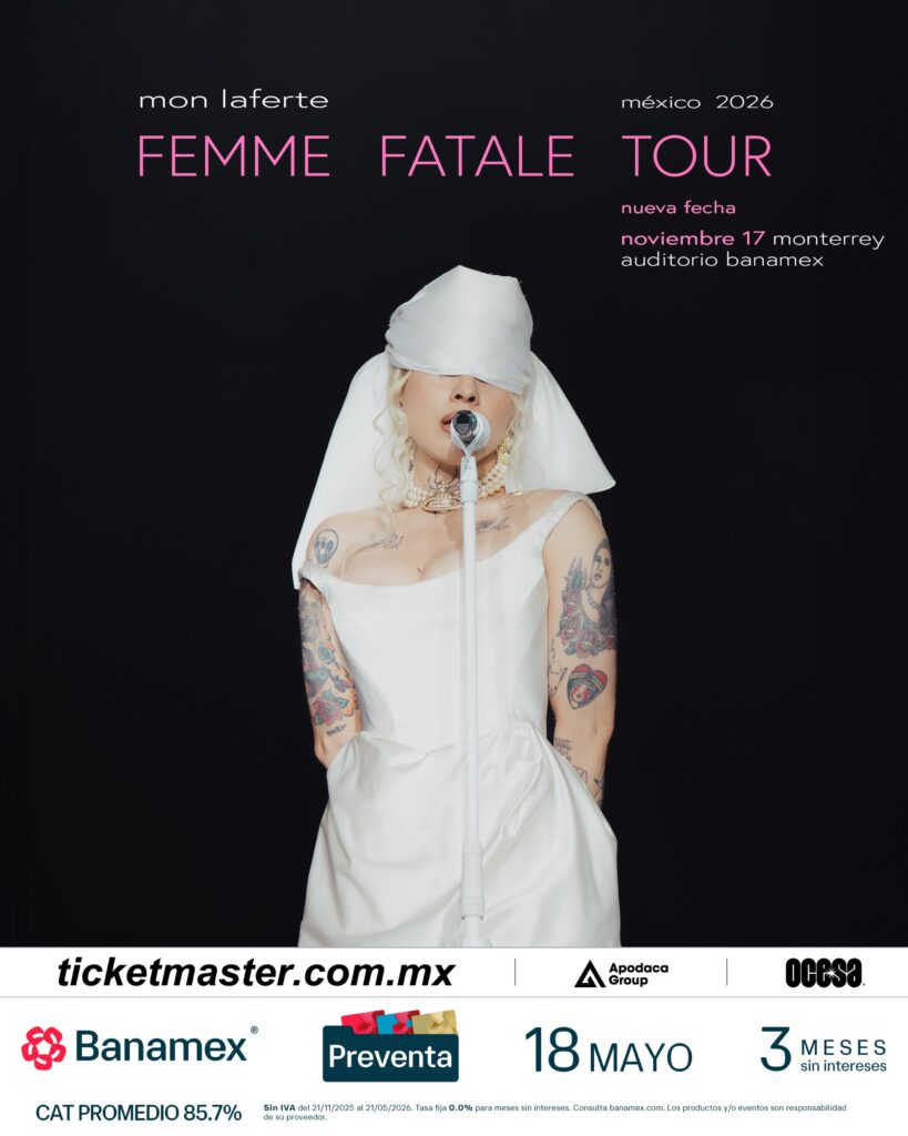 MON LAFERTE MONTERREY 2026 AUDITORIO BANAMEX