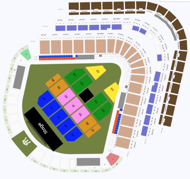 MAPA MARCO ANTONIO SOLÍS MONTERREY 2026 WALMART PARK