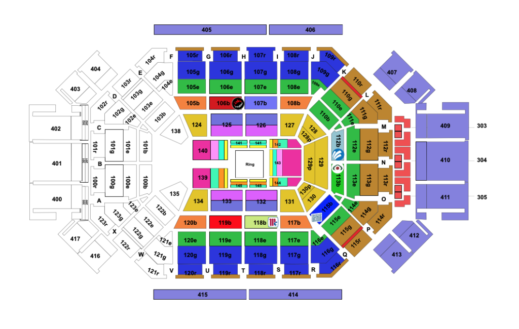 MAPA NOCHE DE LOS GRANDES ARENA MONTERREY 2026 LUCHA WWE AAA
