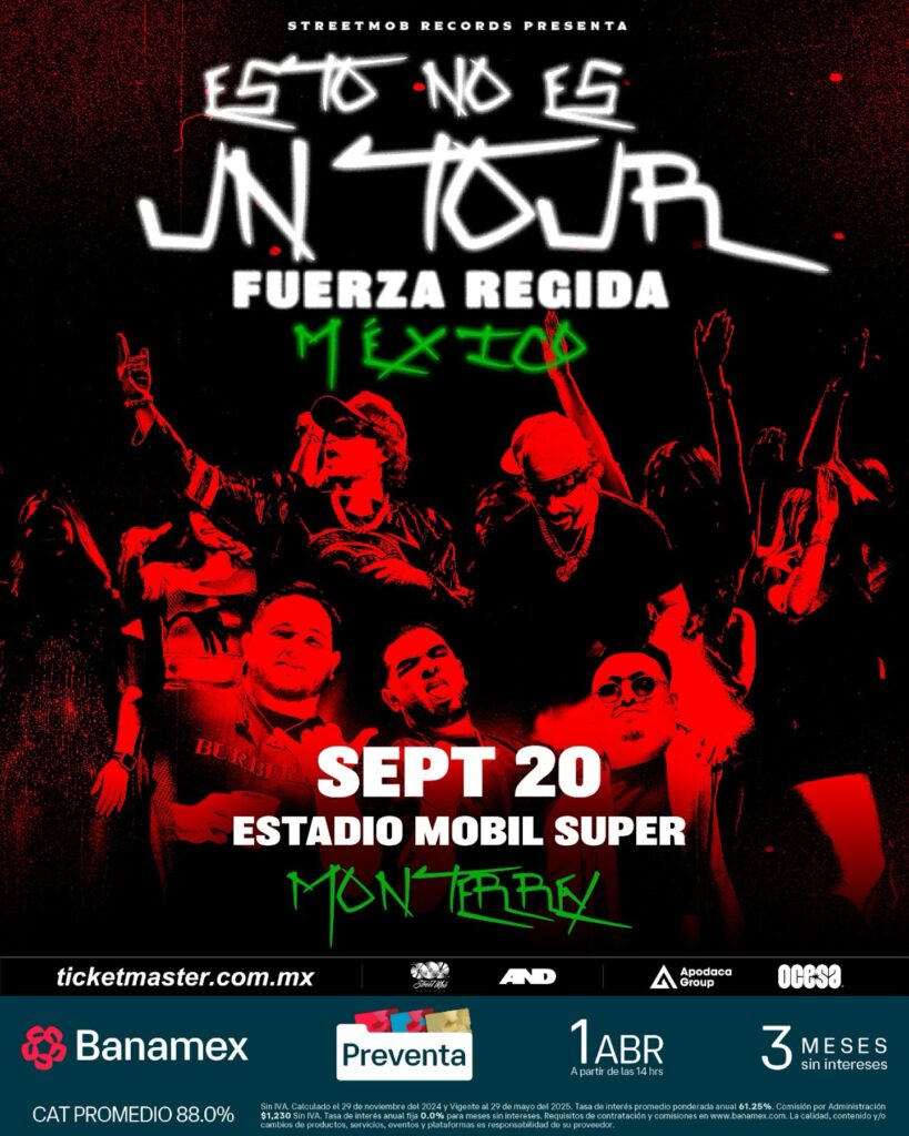 FUERZA REGIDA MONTERREY 2025 ESTADIO SULTANES WALMART PARK