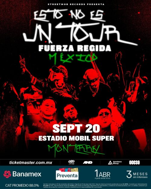 FUERZA REGIDA MONTERREY 2025 ESTADIO SULTANES WALMART PARK