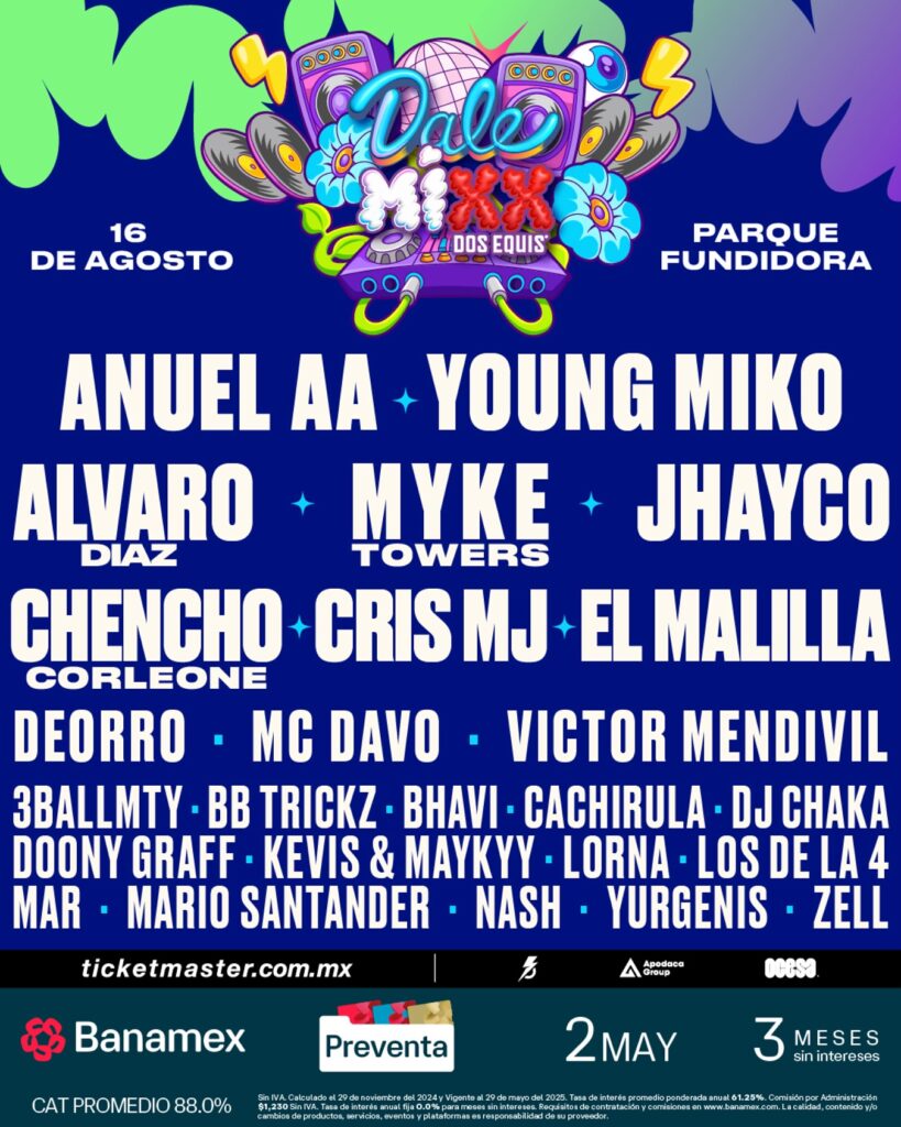 DALE MIXX MONTERREY 2025 PARQUE FUNDIDORA
