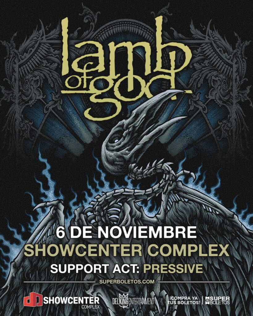 LAMB OF GOD MONTERREY 2025 SHOWCENTER COMPLEX