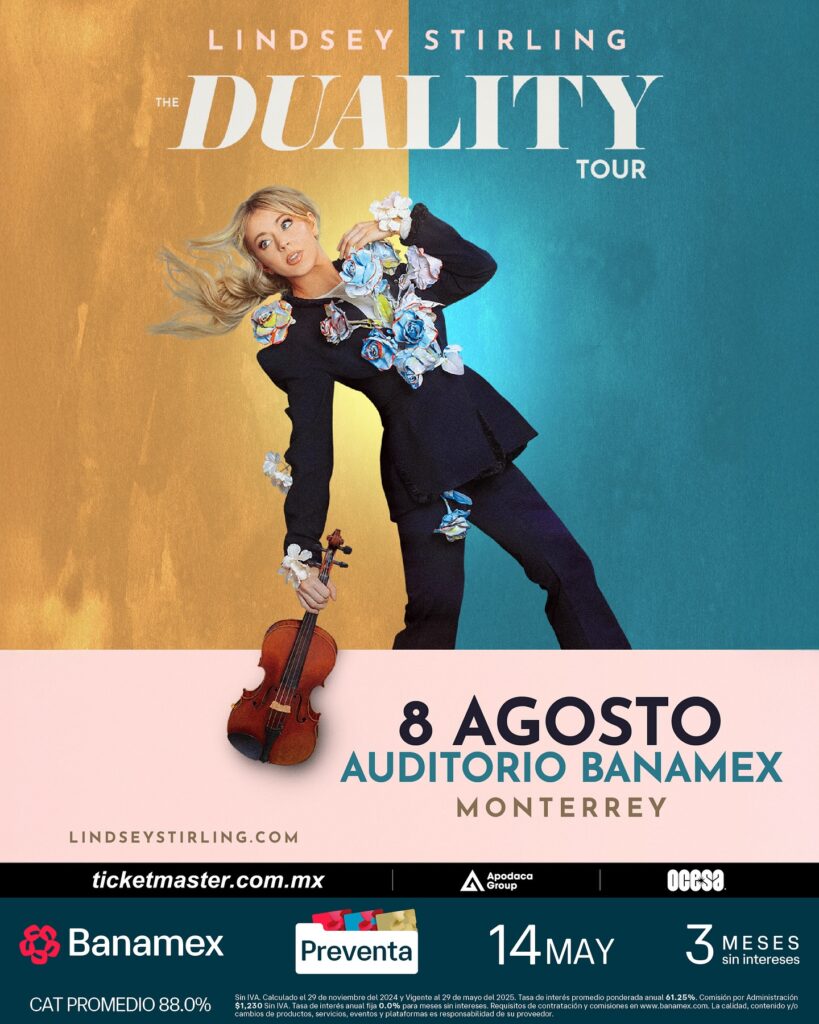 LINDSEY STIRLING MONTERREY 2025 AUDITORIO BANAMEX