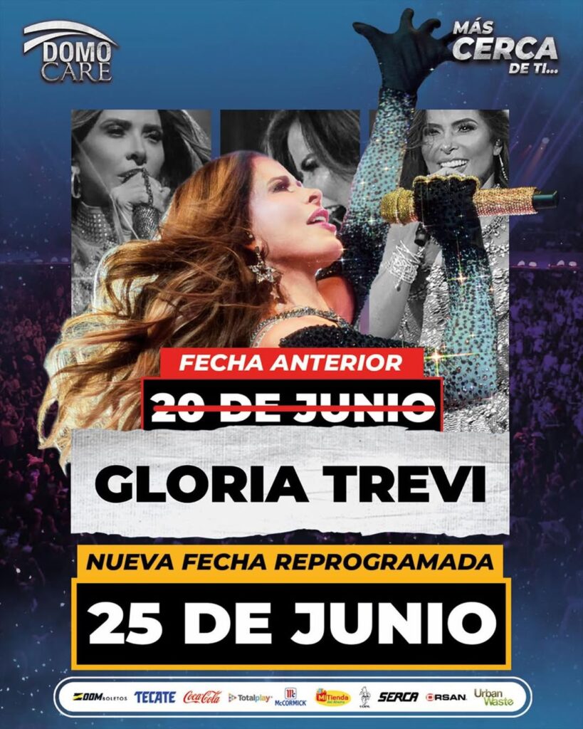 GLORIA TREVI MONTERREY 2025 DOMO CARE