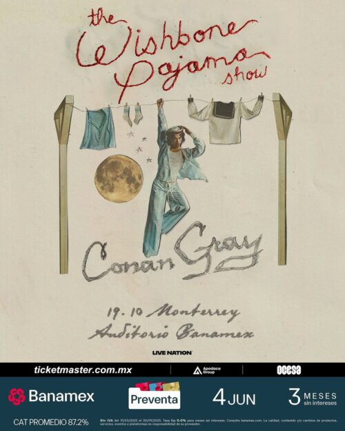CONAN GRAY MONTERREY 2025 AUDITORIO BANAMEX