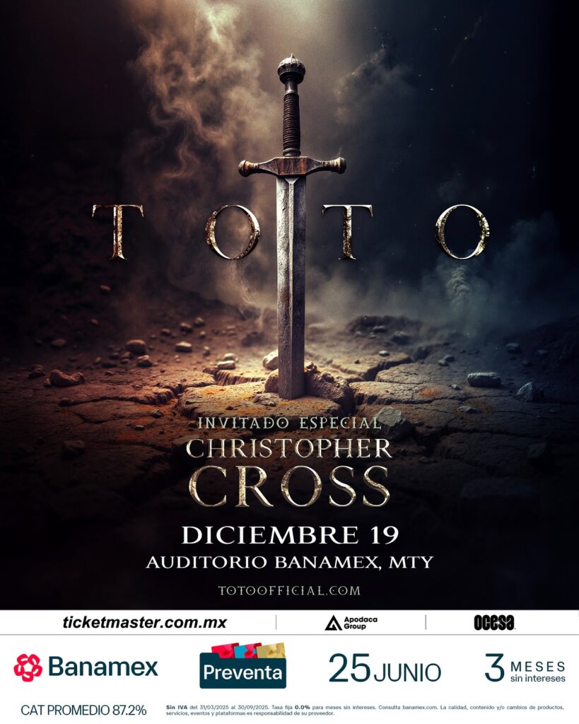 TOTO MONTERREY 2025 AUDITORIO BANAMEX 