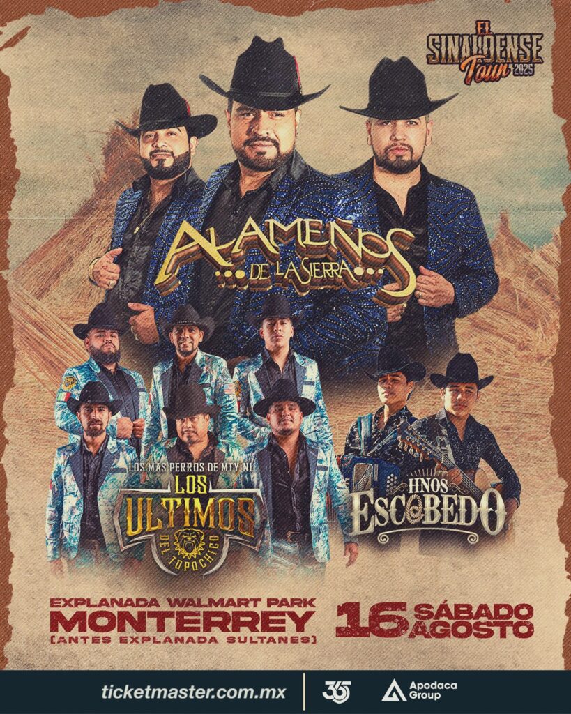 ALAMEÑOS DE LA SIERRA MONTERREY 2025 EXPLANADA SULTANES