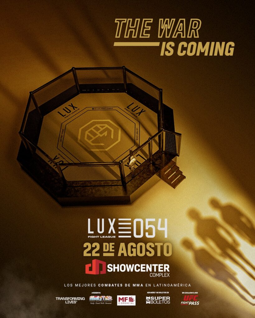 LUX FIGHT LEAGUE 54 MONTERREY 2025 SHOWCENTER COMPLEX