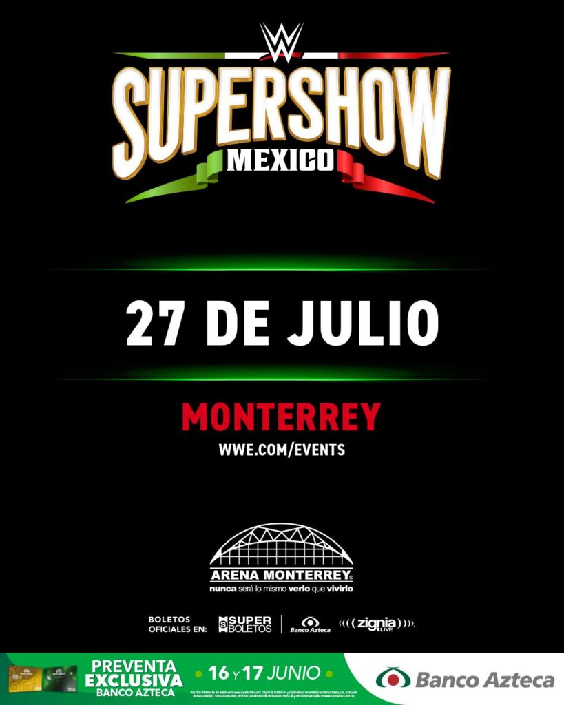 WWE SUPERSHOW MONTERREY 2025 ARENA MONTERREY