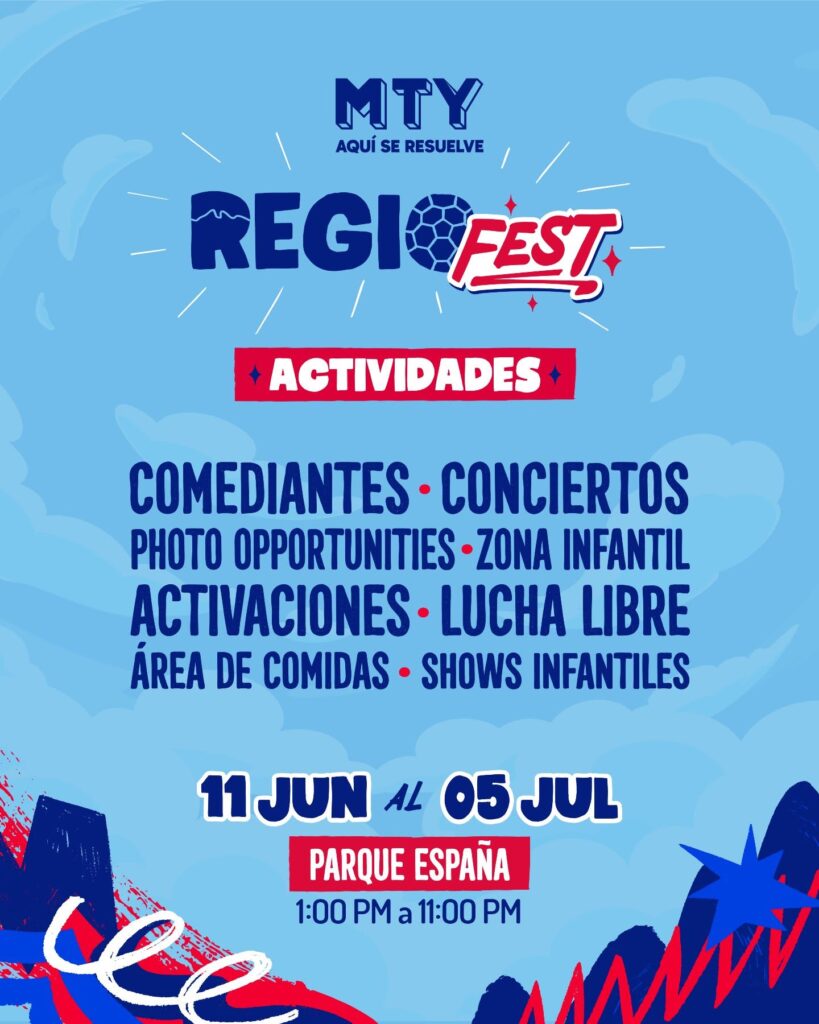 REGIO FEST MONTERREY 2026 PARQUE ESPAÑA