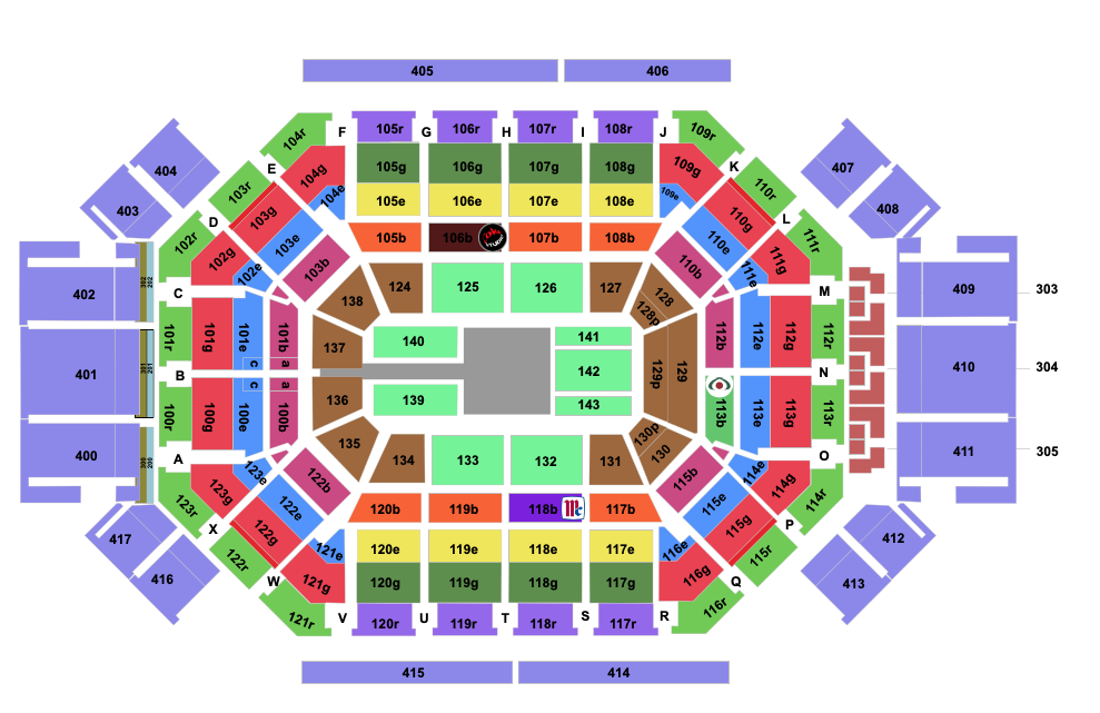 MAPA ARENA MONTERREY