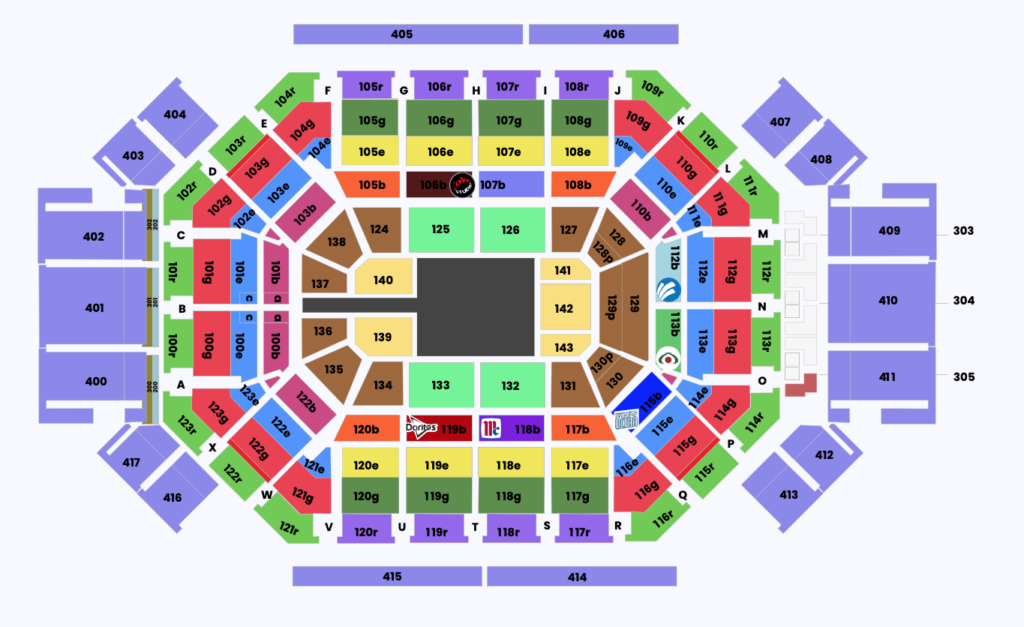 MAPA ARENA MONTERREY