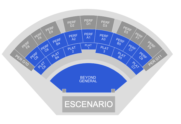 mapa Auditorio Banamex