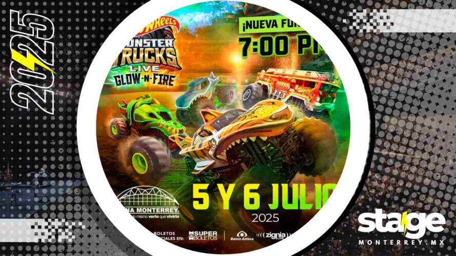 HOT WHEELS MONSTER TRUCKS MONTERREY 2025 ARENA MONTERREY