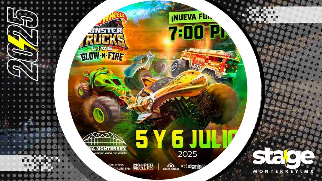HOT WHEELS MONSTER TRUCKS MONTERREY 2025 ARENA MONTERREY