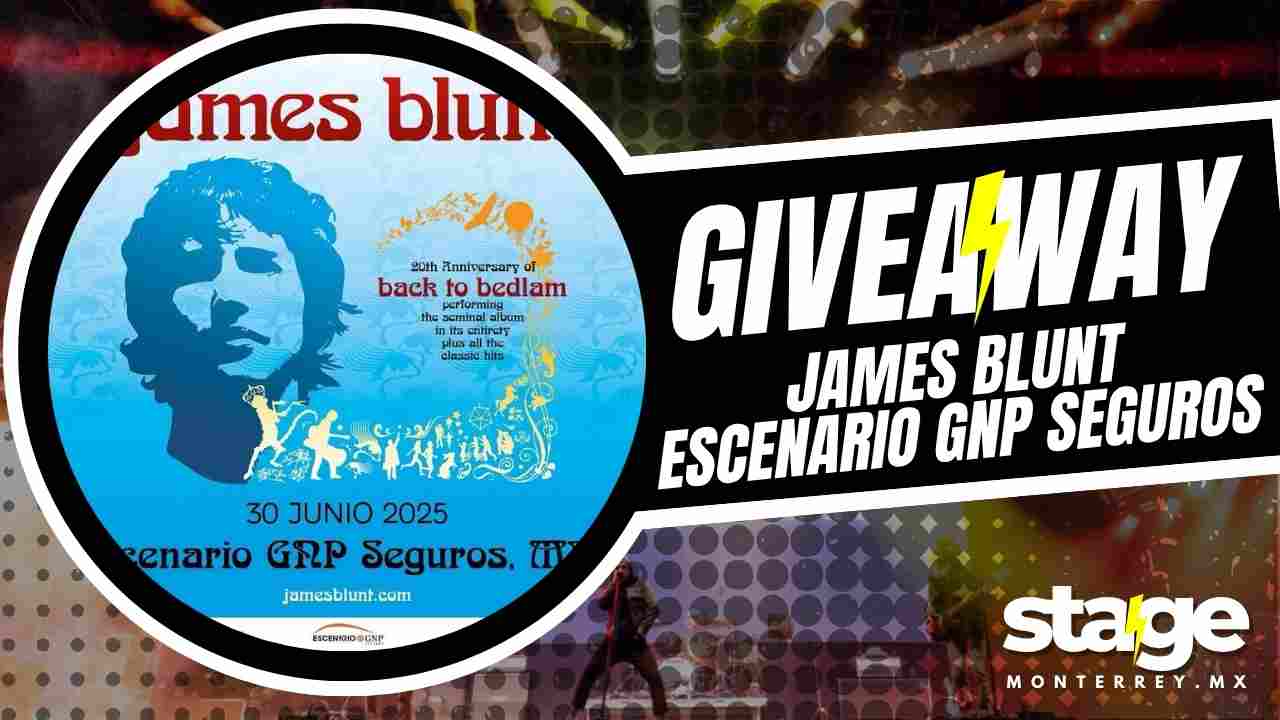 JAMES BLUNT EN ESCENARIO GNP SEGUROS 2025 GIVEAWAY