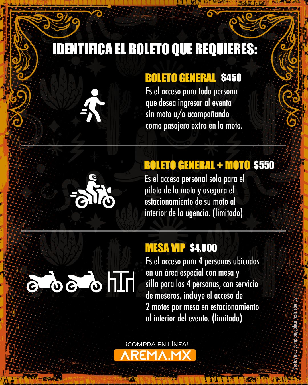 PRECIOS Y BENEFICIOS REGIO MUSIC MOTOFESTIVAL