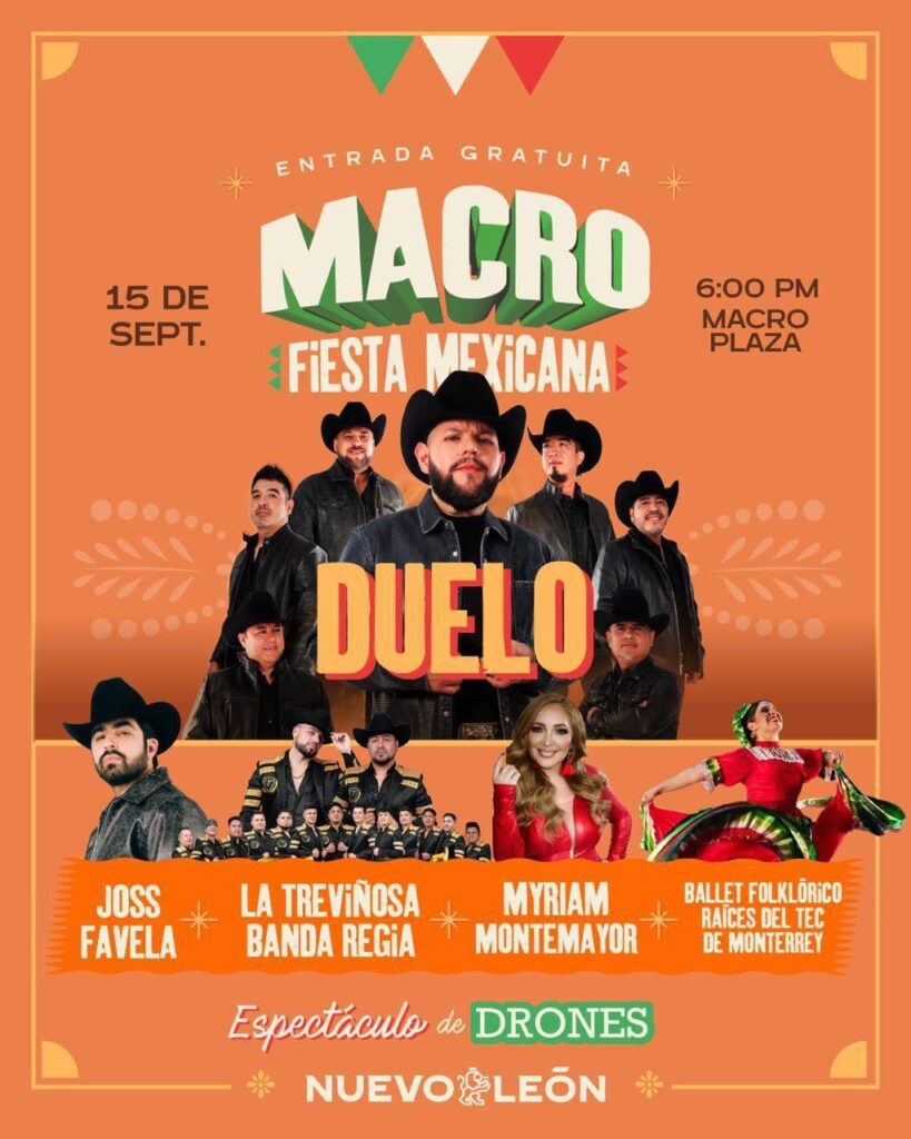 CARTELERA MACRO FIESTA MEXICANA MONTERREY
