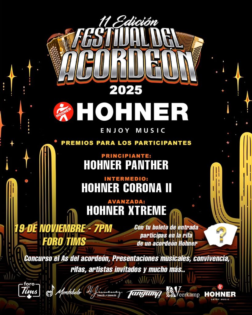 FESTIVAL DEL ACORDEÓN MONTERREY 2025 FORO TIMS