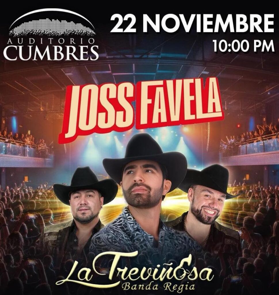 JOSS FAVELA MONTERREY 2025 AUDITORIO CUMBRES