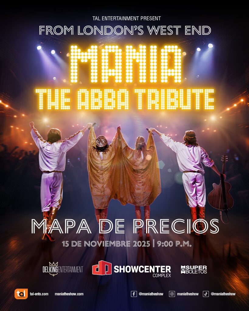 MANIA THE ABBA TRIBUTE MONTERREY 2025 SHOWCENTER COMPLEX