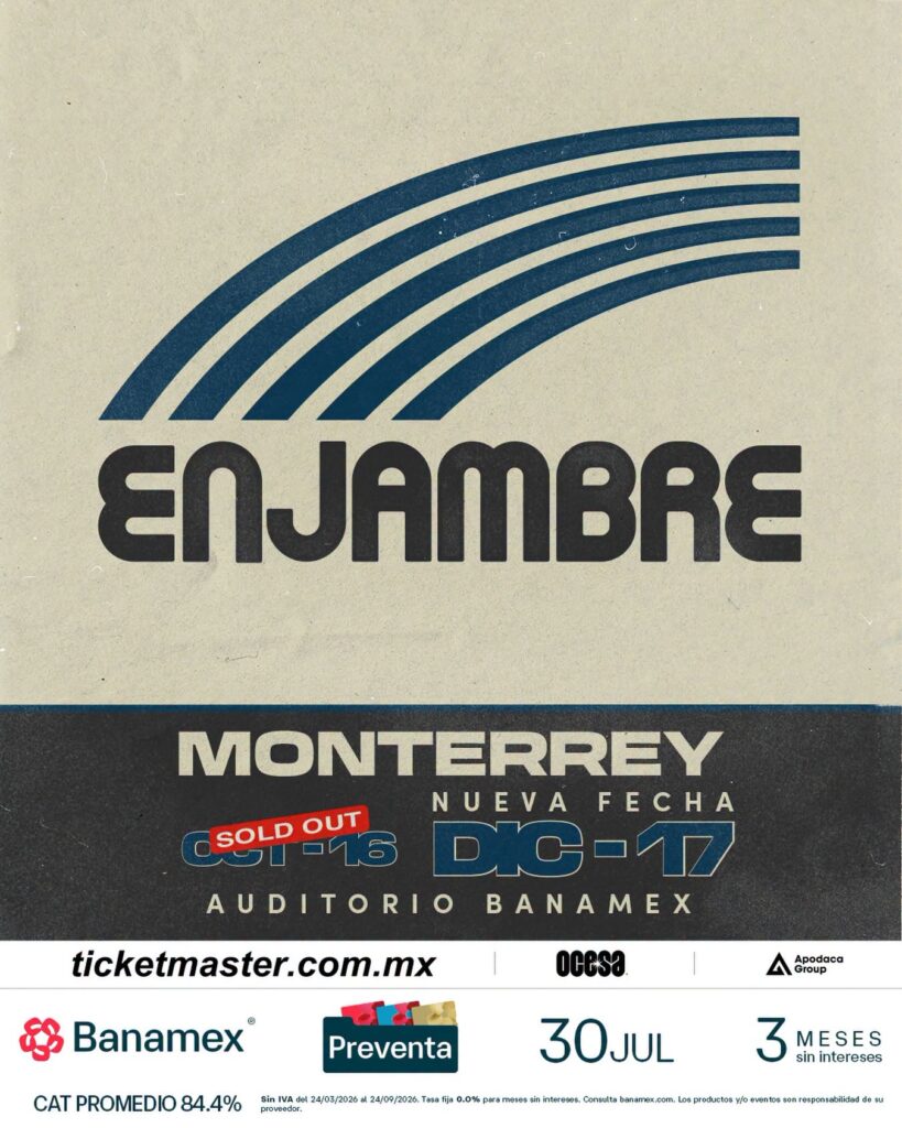 ENJAMBRE MONTERREY 2026 AUDITORIO BANAMEX