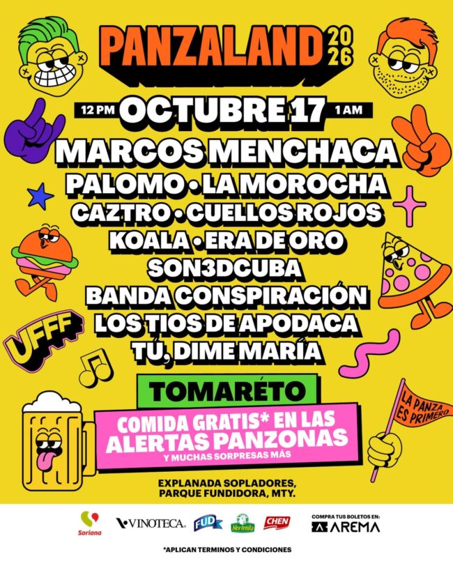 PANZALAND MONTERREY 2026 PARQUE FUNDIDORA