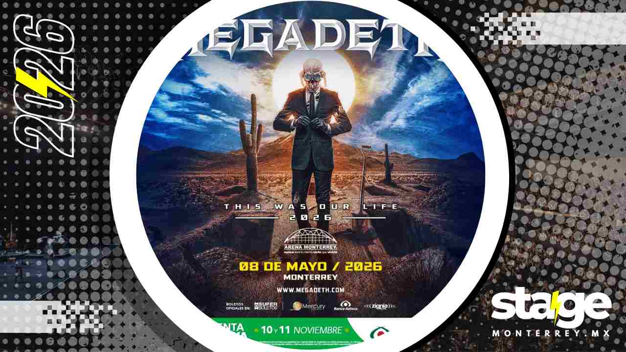 MEGADETH MONTERREY 2026 ARENA MONTERREY