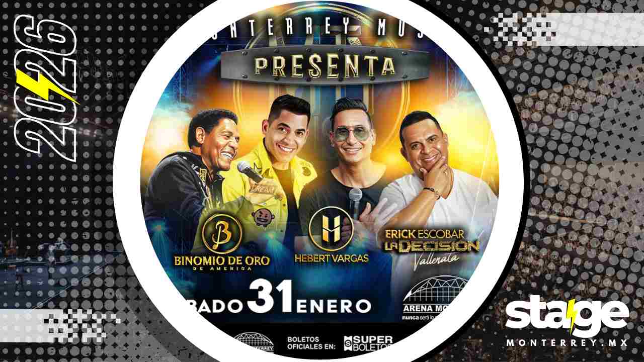 BINOMIO DE ORO HEBERT VARGAS ERICK ESCOBAR MONTERREY 2026 ARENA MONTERREY